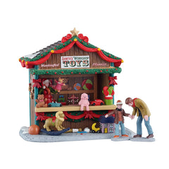 Lemax Caddington Village Table Accents Lemax Caddington Village Santa's Workshop Toys