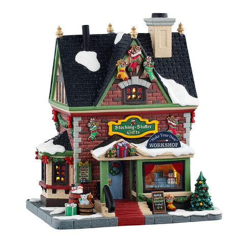 Lemax Caddington Village Lighted Buildings Lemax Caddington Village Stocking Stuffer Gifts