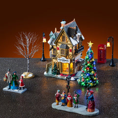 Lemax Caddington Village Tannenbaum Christmas Shoppe Set