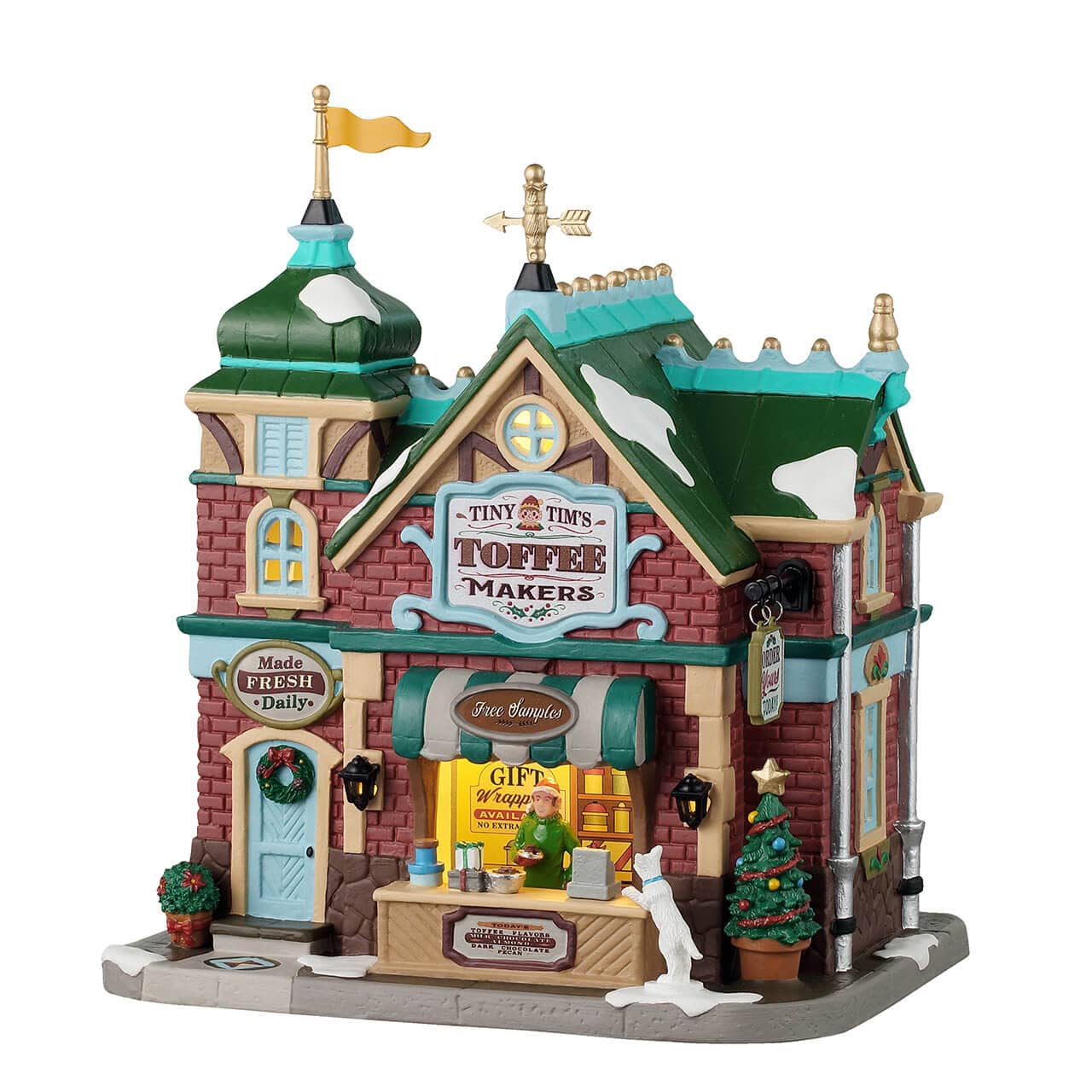 Lemax Caddington Village Lighted Buildings Lemax Caddington Village Tiny Tim's Toffee Makers