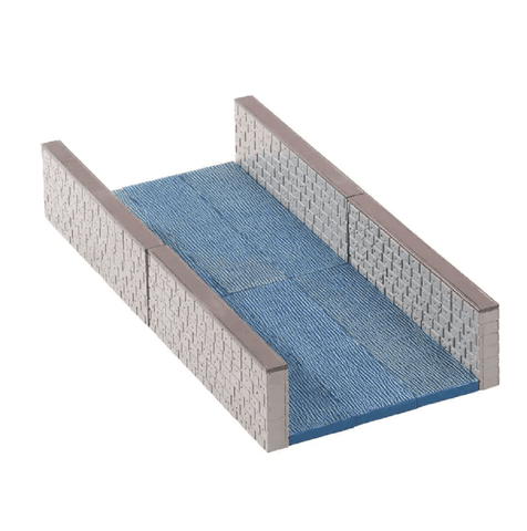 Lemax Mini Scene Decoration Lemax Canal Walls Decoration Set of 10