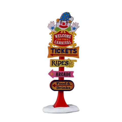Lemax Accessory - Carnival Welcome Sign