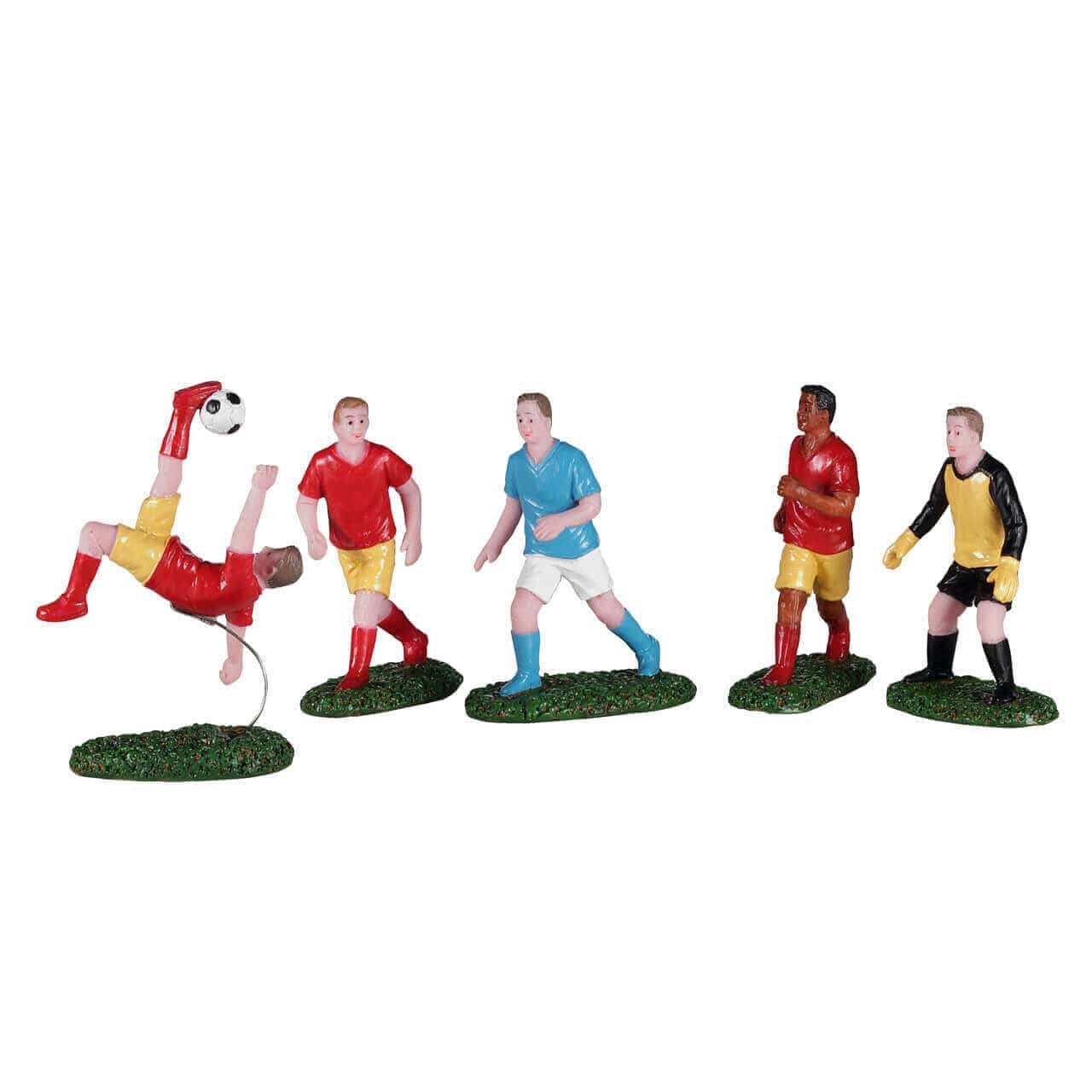Lemax Figurine - Playing Soccer, Set of 5