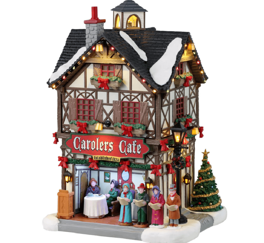 Lemax Caddington Village Lighted Buildings Lemax Carolers Cafe Decoration