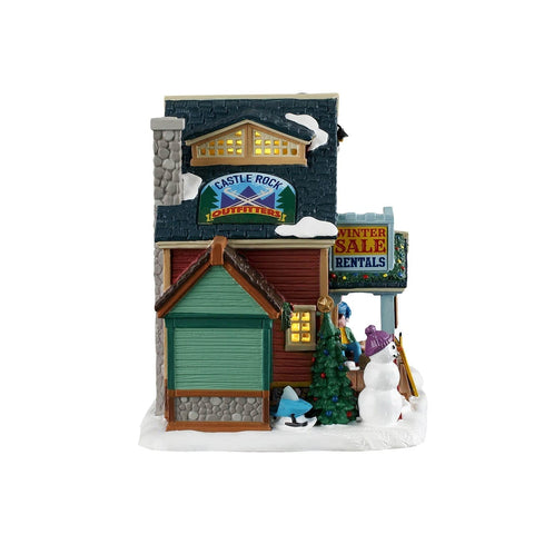 Lemax Vail Village Lighted Buldings Lemax Castle Rock Ski Outfitters