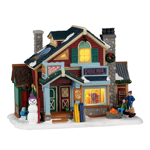 Lemax Vail Village Lighted Buldings Lemax Castle Rock Ski Outfitters