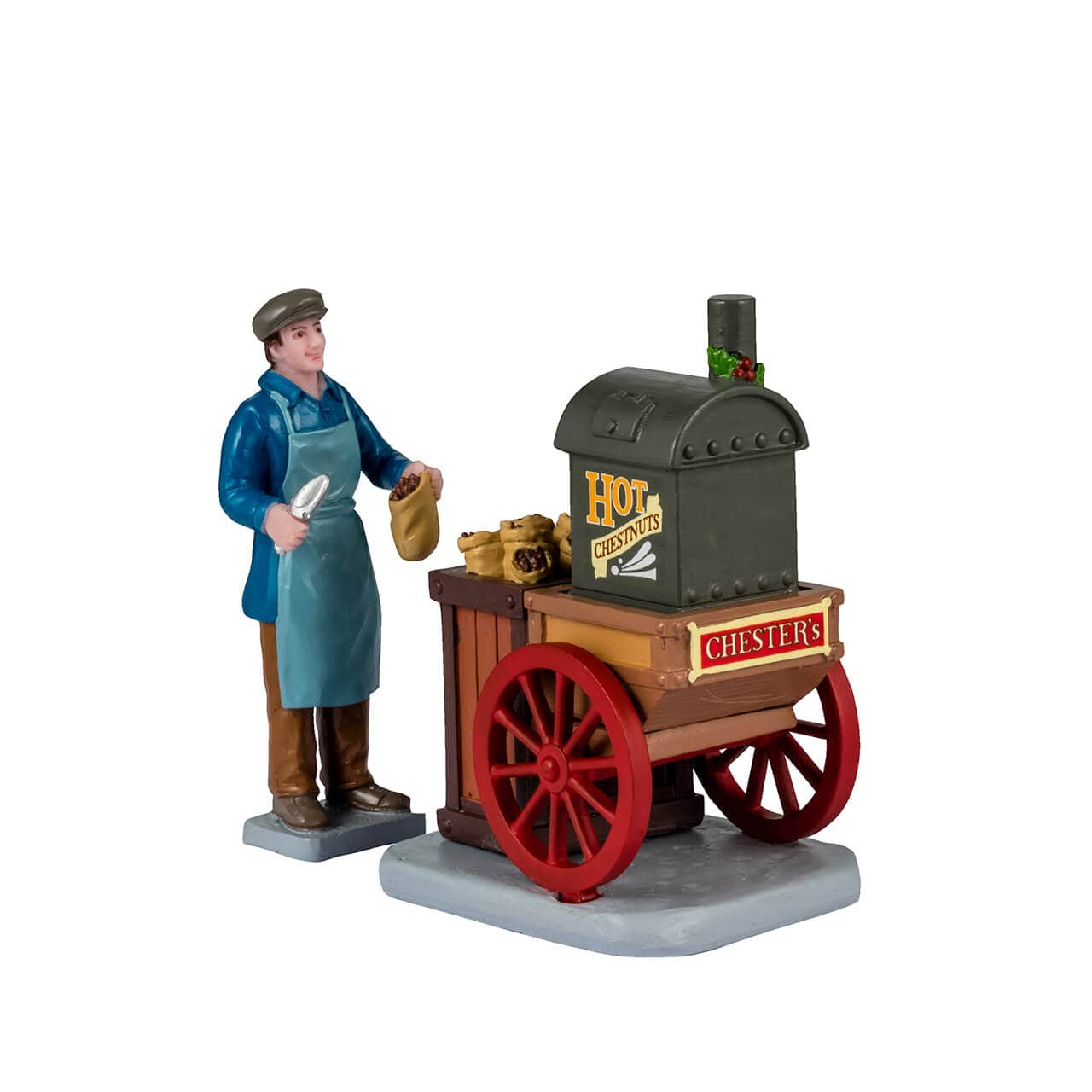 Lemax Chester's Hot Chestnuts, Set Of 2