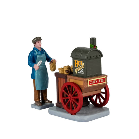 Lemax Chester's Hot Chestnuts, Set Of 2