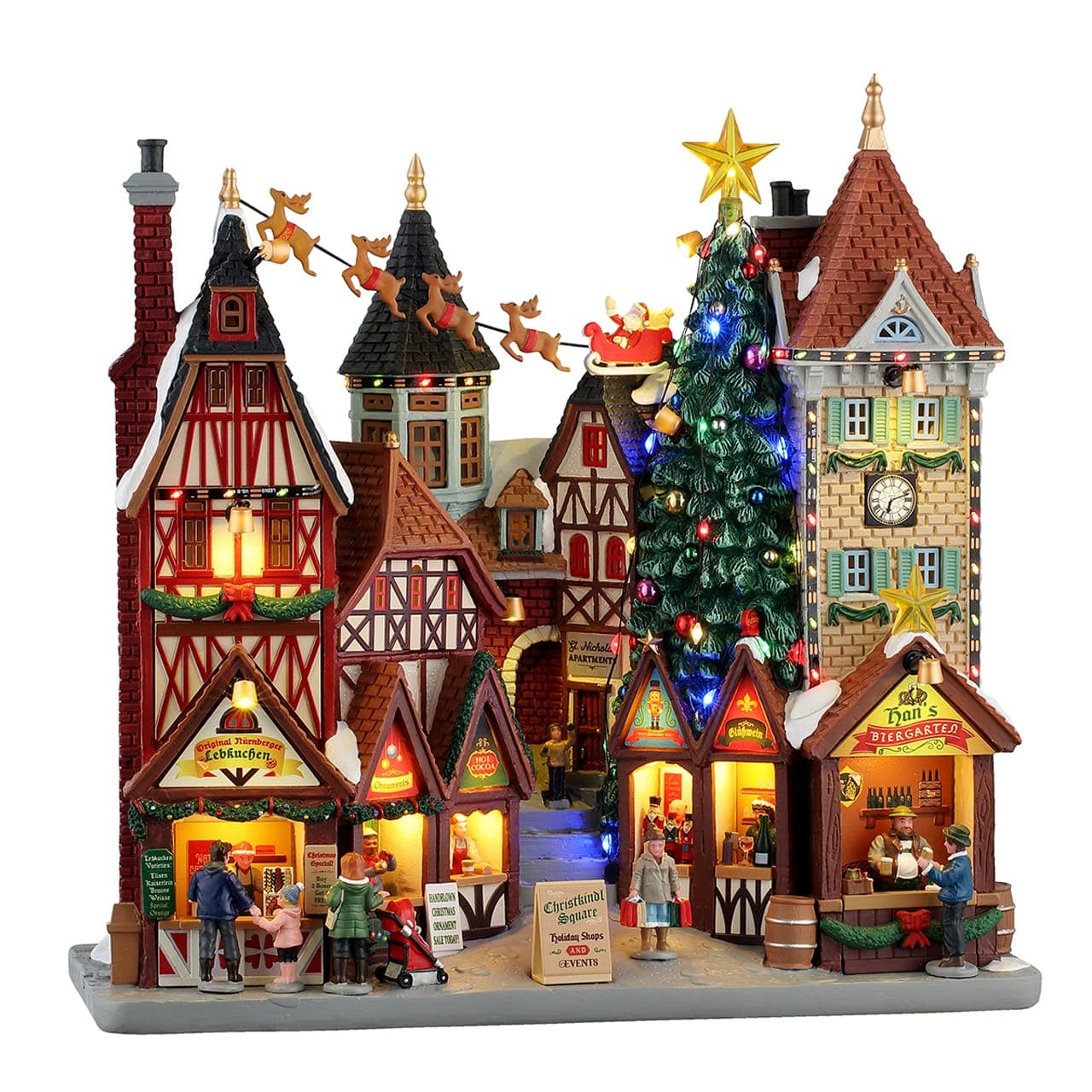 Lemax Caddington Village Facades Lemax Christkindl Square