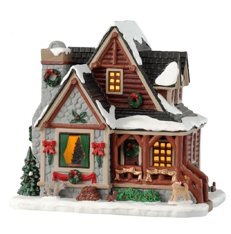Lemax Vail Village Lighted Buildings Lemax Christmas Cabin Decoration