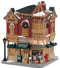 Lemax Caddington Village Lighted Buildings Lemax Christmas Harrison Five & Dime Decoration