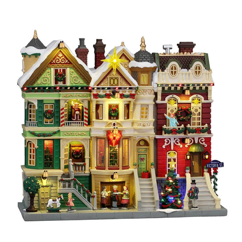 Lemax Caddington Village Facades Lemax Christmas on Victoria Street, B/o (4.5v)