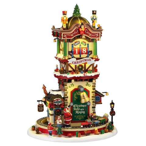 Lemax Caddington Village Sights & Sounds Lemax Christmas 'time' Countdown , with 4.5v Adaptor