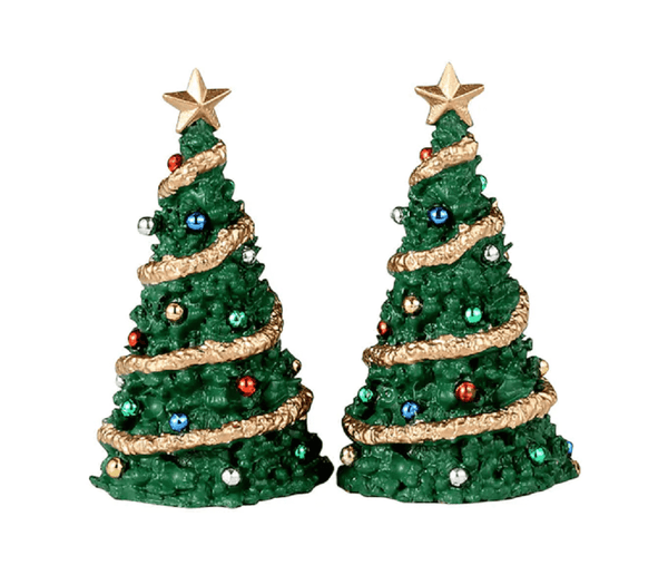 Lemax Classic Christmas Tree Set of 2 Trowell Garden Centre