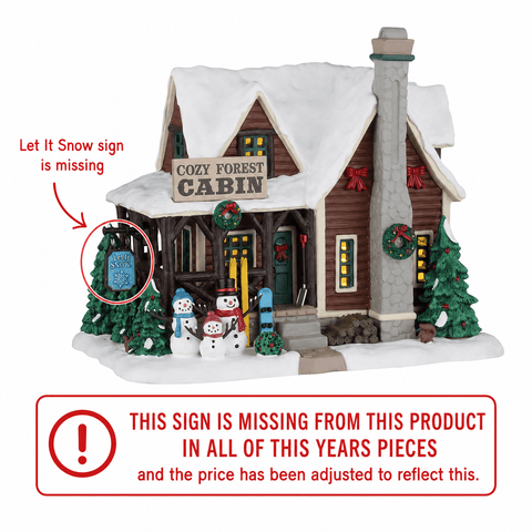 Lemax Cozy Forest Cabin