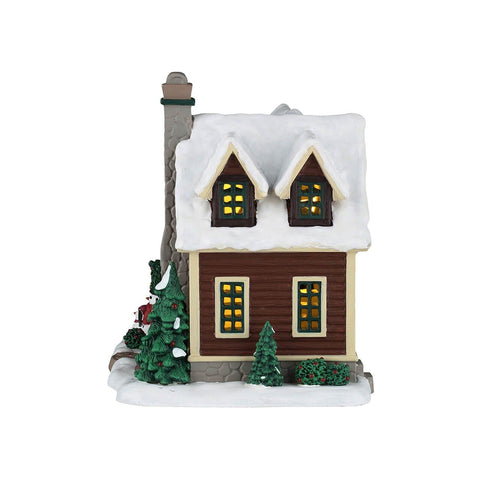 Lemax Vail Village Lighted Buldings Lemax Cozy Forest Cabin