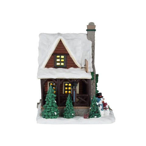 Lemax Vail Village Lighted Buldings Lemax Cozy Forest Cabin