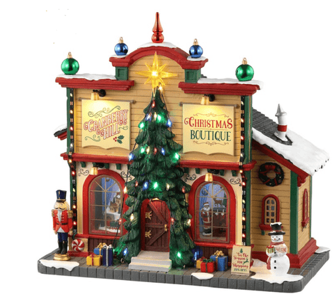Lemax Caddington Village Lighted Buildings Lemax Cranberry Hill Christmas Boutique Decoration