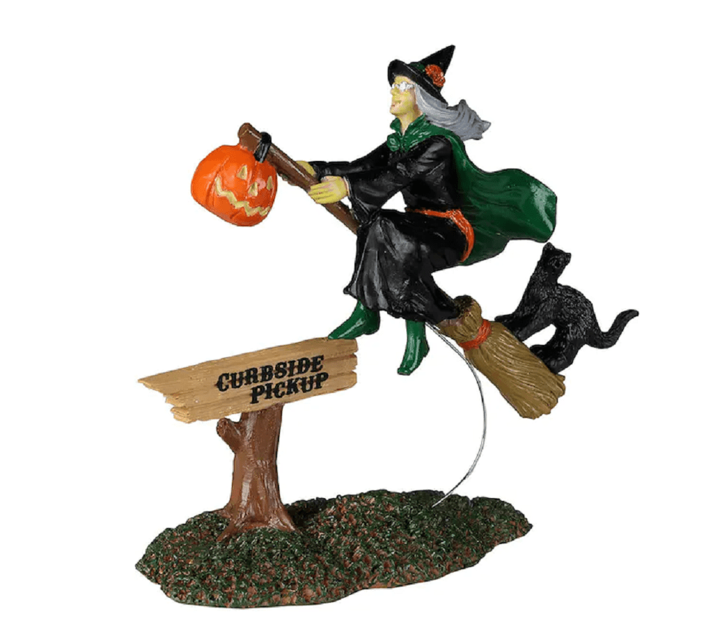 Lemax Spooky Town Figurines Lemax Curbside Pickup Decoration