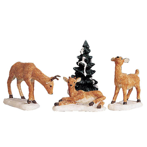 Lemax Dad And Fawns