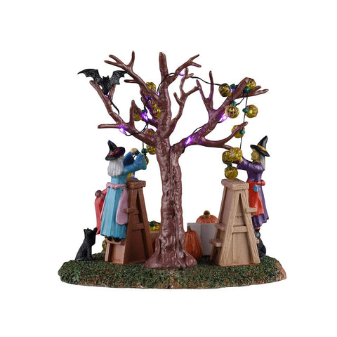 Lemax Spooky Town Table Accents Lemax Decorating the Spooky Tree, B/o (4.5v)