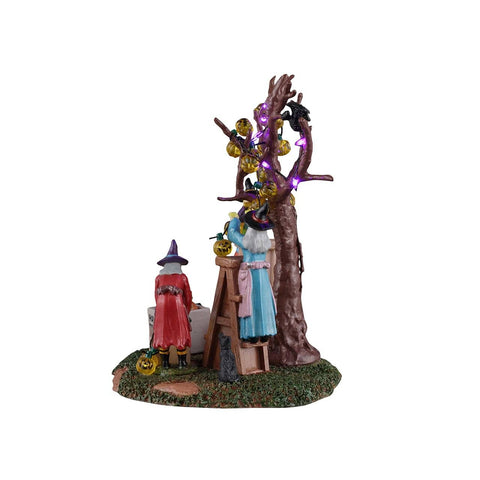Lemax Spooky Town Table Accents Lemax Decorating the Spooky Tree, B/o (4.5v)