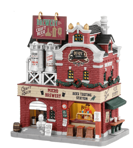Lemax Caddington Village Lighted Buildings Lemax Derby & Sons Brewing Co Decoration