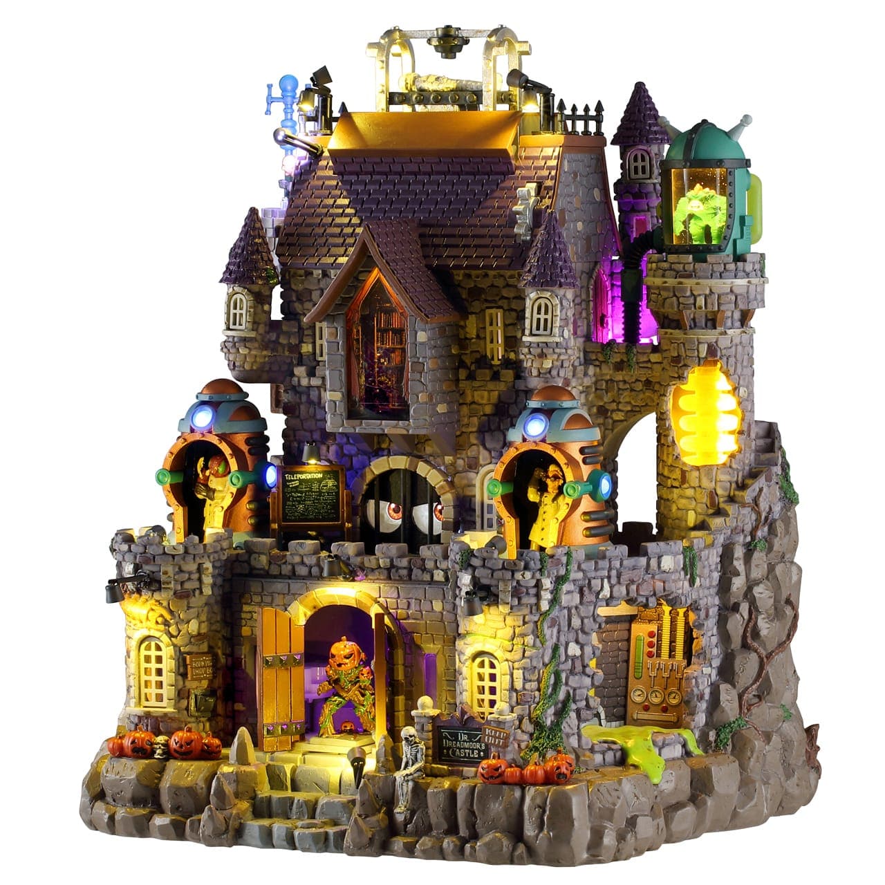 Lemax Spooky Town Sights & Sounds Lemax Dr. Dreadmoor's Castle, with 4.5v Adaptor