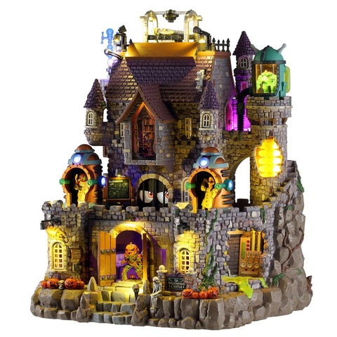 Lemax Spooky Town Sights & Sounds Lemax Dr. Dreadmoor's Castle, with 4.5v Adaptor