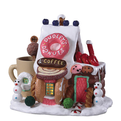 Lemax Dudley's Donut Shop, B/O (4.5v)