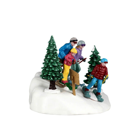Lemax Vail Village Table Accents Lemax Family Ski Day