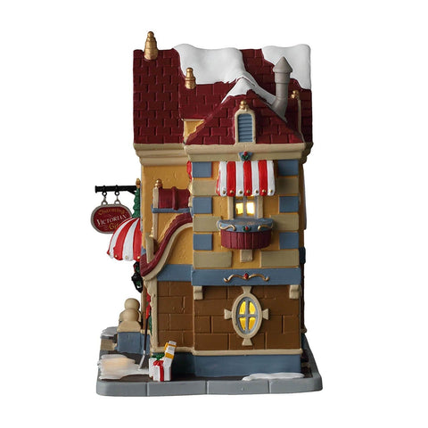 Lemax Caddington Village Lighted Buildings Lemax Father Christmas Gift Shop