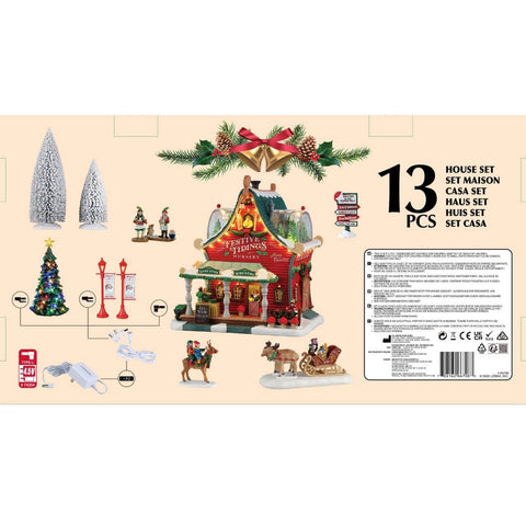 Lemax House Set Lemax Festive Tidings Nursery Set