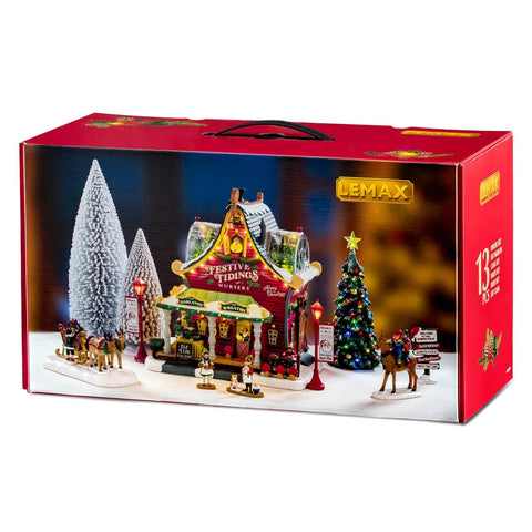Lemax House Set Lemax Festive Tidings Nursery Set