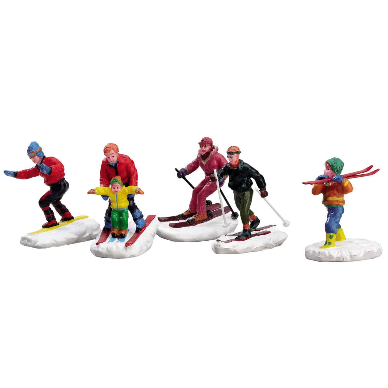 Lemax Figurines Lemax Figurine, Winter Fun Figurines,  Set of 5