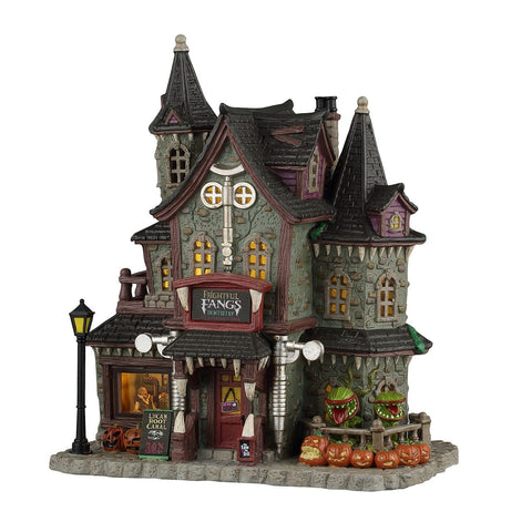 Lemax Spooky Town Lighted Buldings Lemax Frightful Fangs Dentistry
