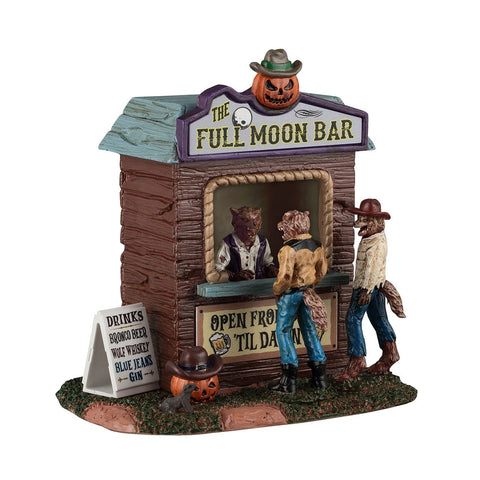 Lemax Spooky Town Table Accents Lemax Full Moon Bar