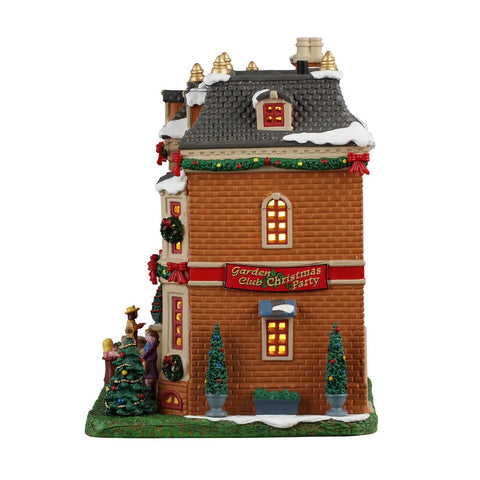 Lemax Caddington Village Lighted Buildings Lemax Garden Club Christmas Party