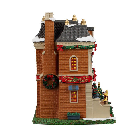 Lemax Caddington Village Lighted Buildings Lemax Garden Club Christmas Party