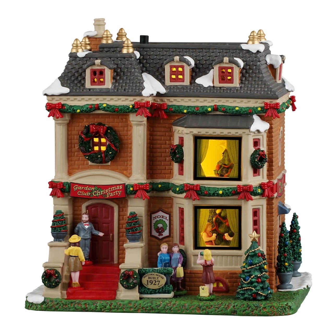 Lemax Caddington Village Lighted Buildings Lemax Garden Club Christmas Party