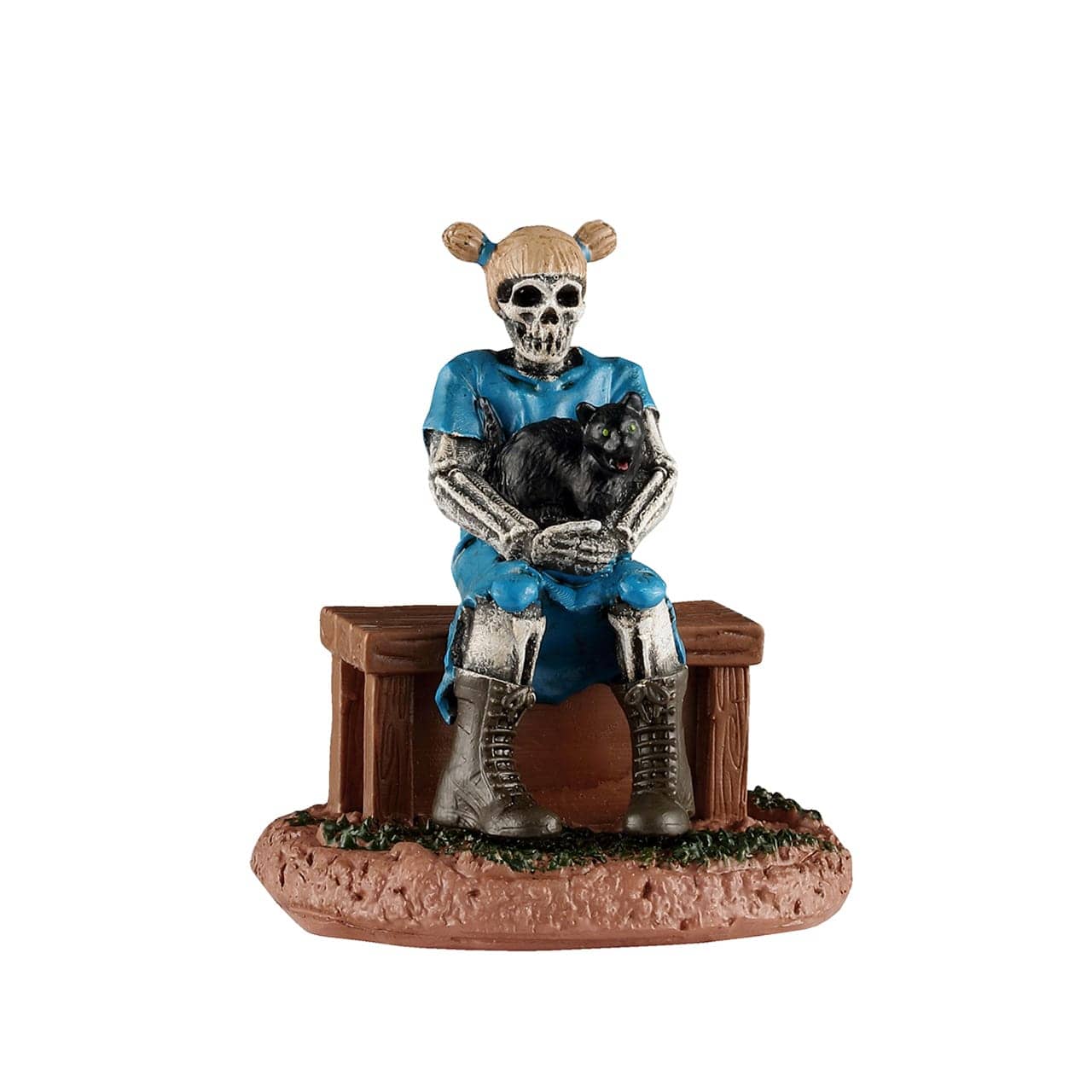 Lemax Spooky Town Figurines Lemax Ghoul Sister With Cat