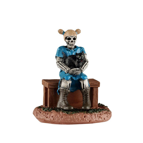 Lemax Spooky Town Figurines Lemax Ghoul Sister With Cat