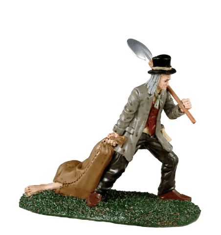 Lemax Spooky Town Figurines Lemax Grave Digger & Body Bag Decoration