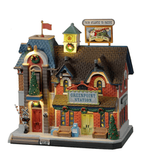 Lemax Caddington Village Lighted Buildings Lemax Greenpoint Railroad Station Decoration