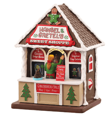 Lemax Caddington Village Lighted Buildings Lemax Hansel & Gretel's Sweet Shoppe Decoration
