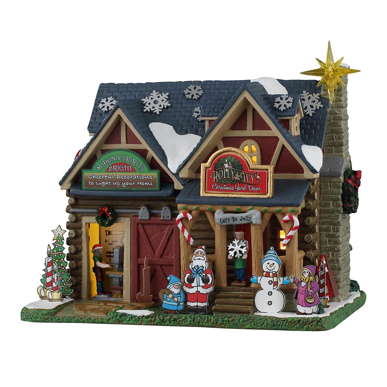 Lemax Vail Village Lighted Buldings Lemax Holly & Ivy's Christmas Yard Décor