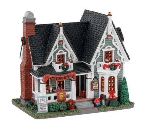 Lemax Caddington Village Lighted Buildings Lemax House Warming Decoration