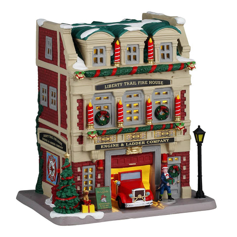 Lemax Lemax Liberty Trail Fire House