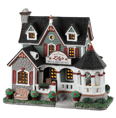 Lemax Caddington Village Lighted Buildings Lemax Lily's Bed & Breakfast Decoration
