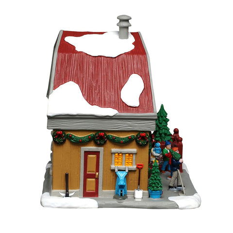 Lemax Caddington Village Lighted Buildings Lemax Luke's Live Tree Nursery